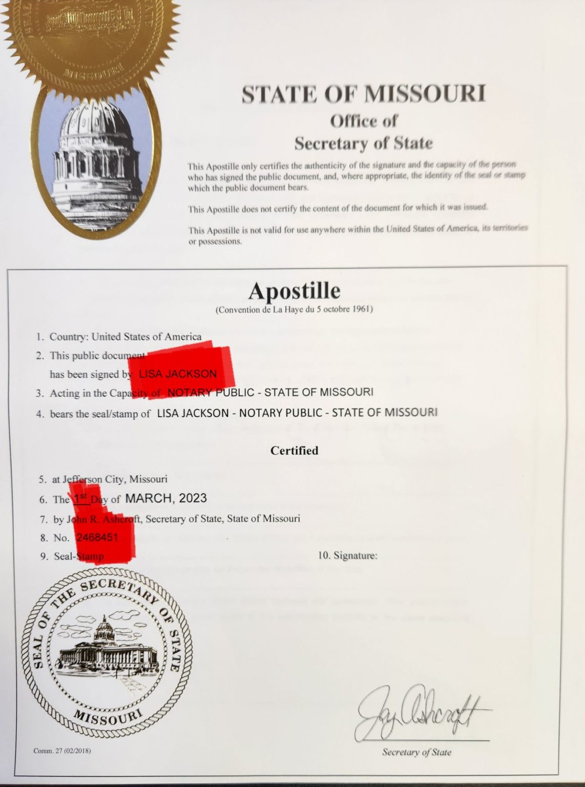 Public Notary Apostille Authentication West Covina, Los Angeles County